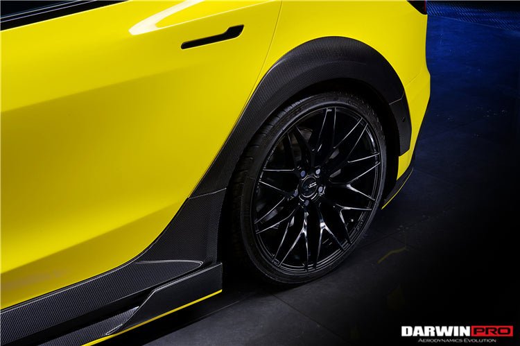 2017 - 2023 Tesla Model 3 IMP Performance Carbon Fiber Side Skirts With Under Board