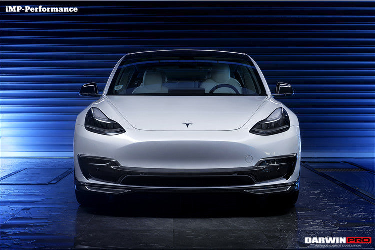 2017 - 2023 Tesla Model 3 IMP Performance Carbon Fiber Middle Front Lip