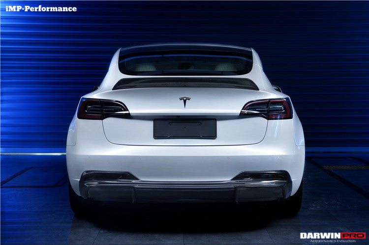 2017 - 2023 Tesla Model 3 IMP Performance Carbon Fiber Rear Lip