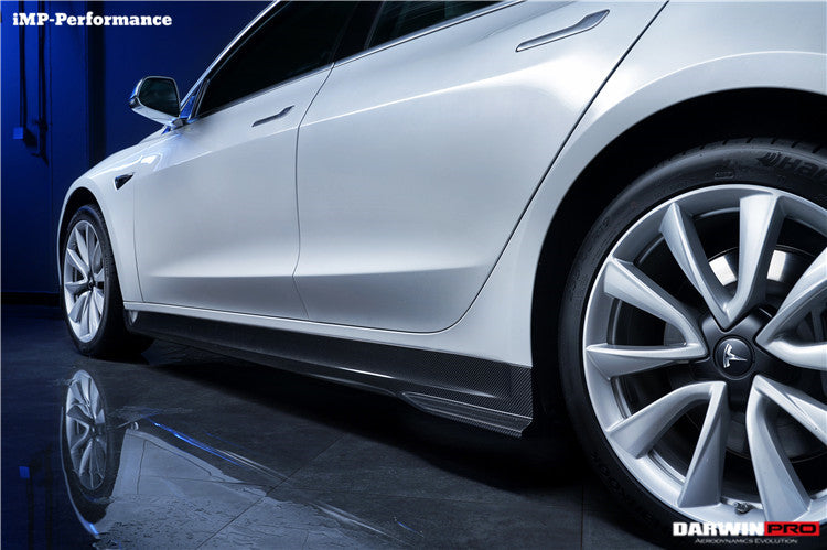 2017 - 2023 Tesla Model 3 IMP Performance Carbon Fiber Side Skirts