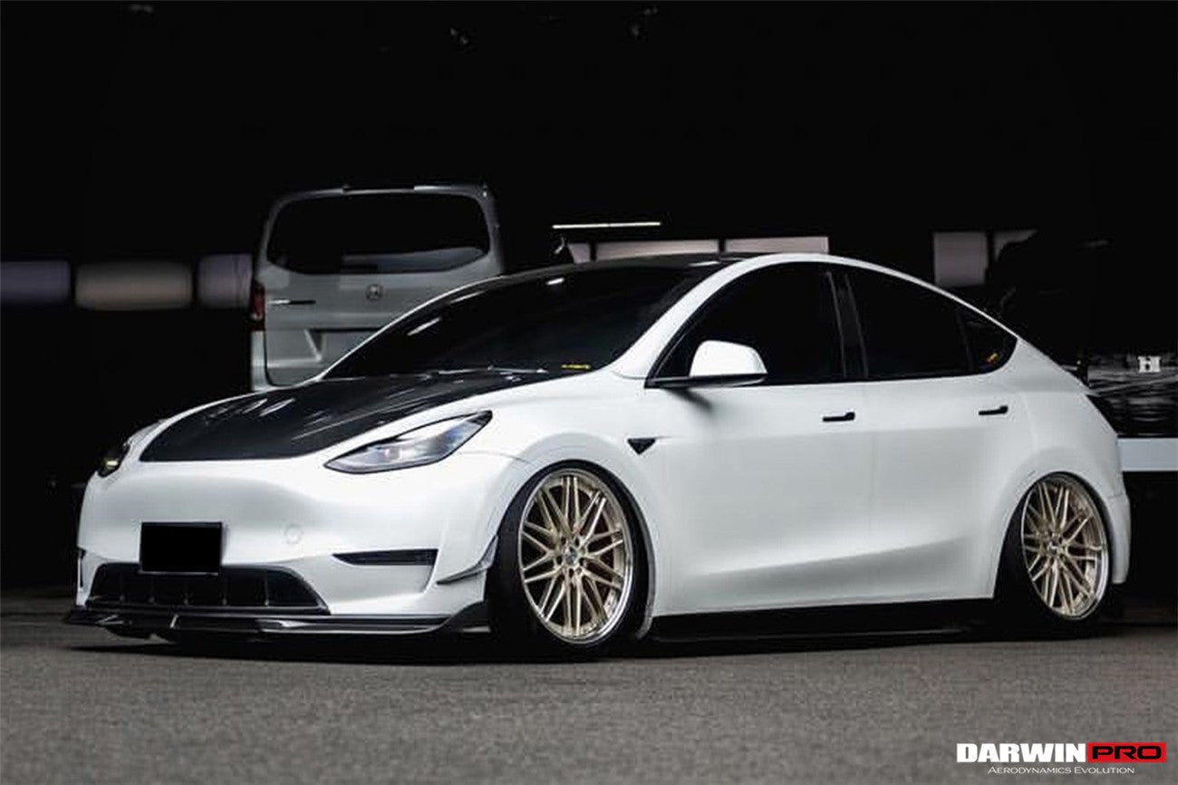 2020 - 2023 Tesla Model Y IMP Performance Carbon Fiber Front  Bumper Canards