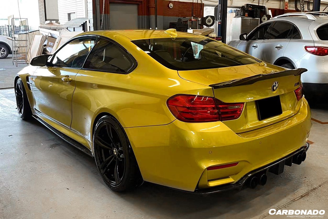 2014-2020 BMW M3 F80 & M4 F82 MP Style Carbon Fiber Side Skirts Under Board