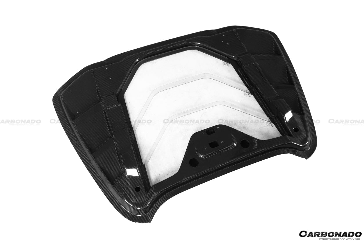 2015 - 2020 Ferrari 488 Spyder MSY Style Carbon Fiber Engine Hood