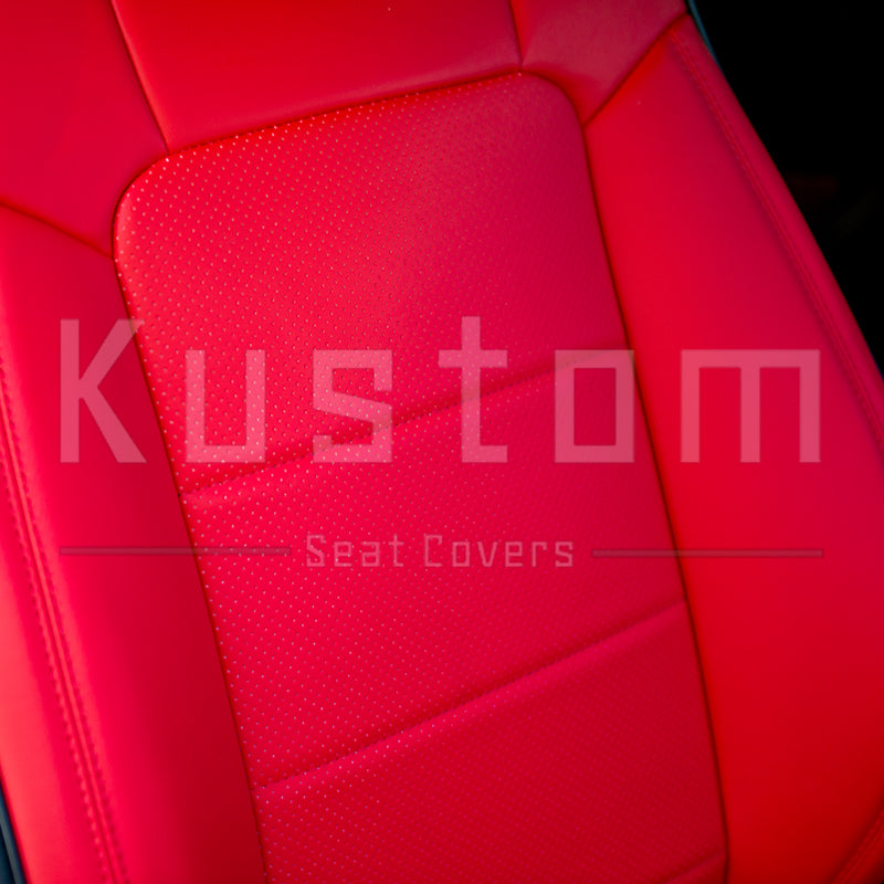 2015-23 Ford Mustang S550 Coupe Genuine Leather Seat Covers