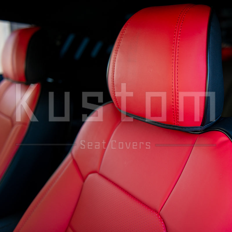2015-23 Ford Mustang S550 Coupe Genuine Leather Seat Covers