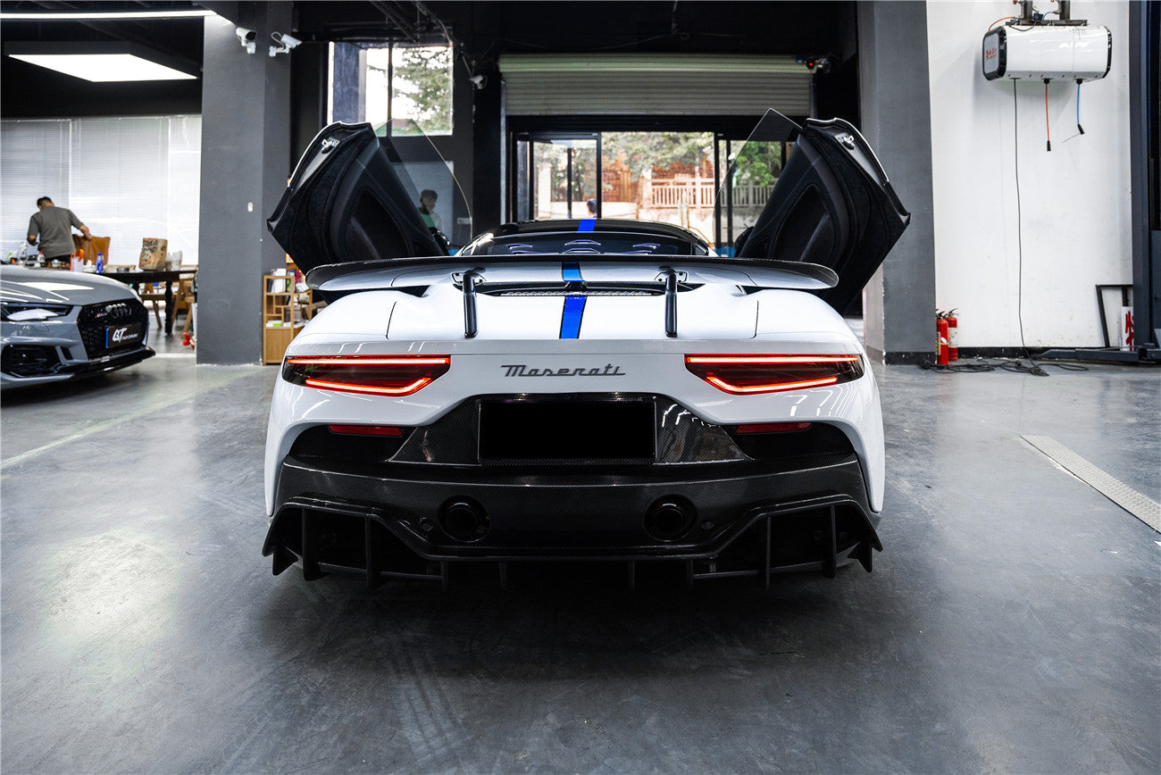 2020 - 2025 Maserati MC20 SVD Style Dry Carbon Fiber GT Wing