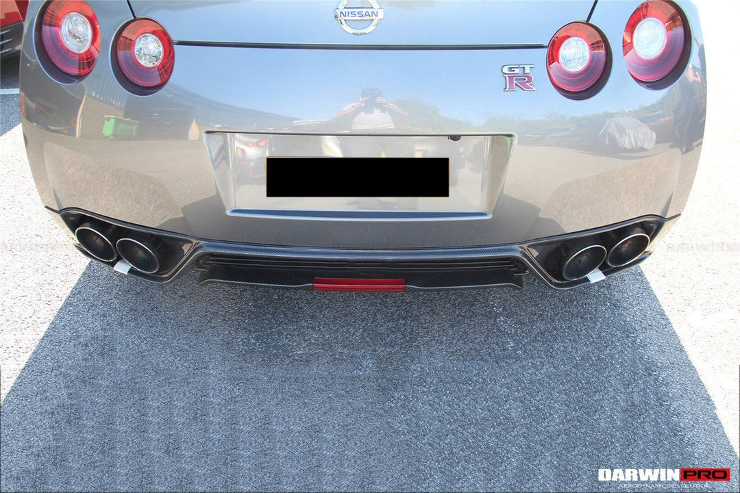 2012 - 2015 Nissan GTR R35 DBA Carbon Fiber Rear Diffuser – Bayoptiks