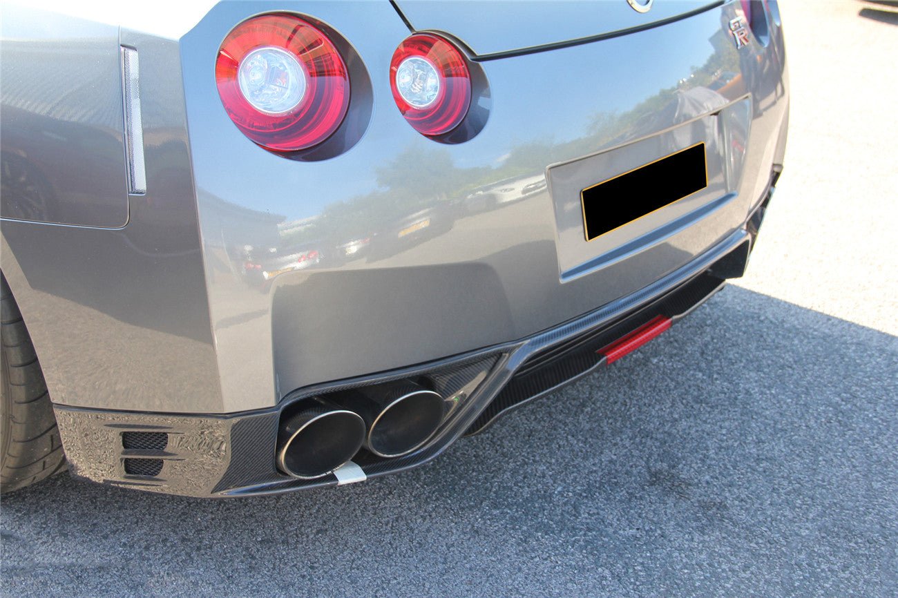 2012 - 2015 Nissan GTR R35 DBA  Carbon Fiber Rear Diffuser