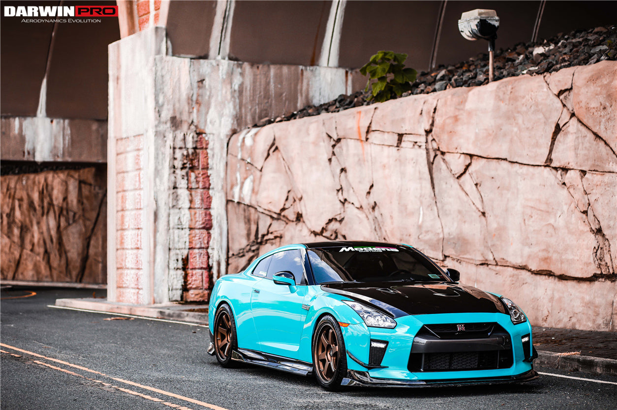 2017 - 2022 Nissan GTR R35 EBA BKSS Style Carbon Fiber Front Canards