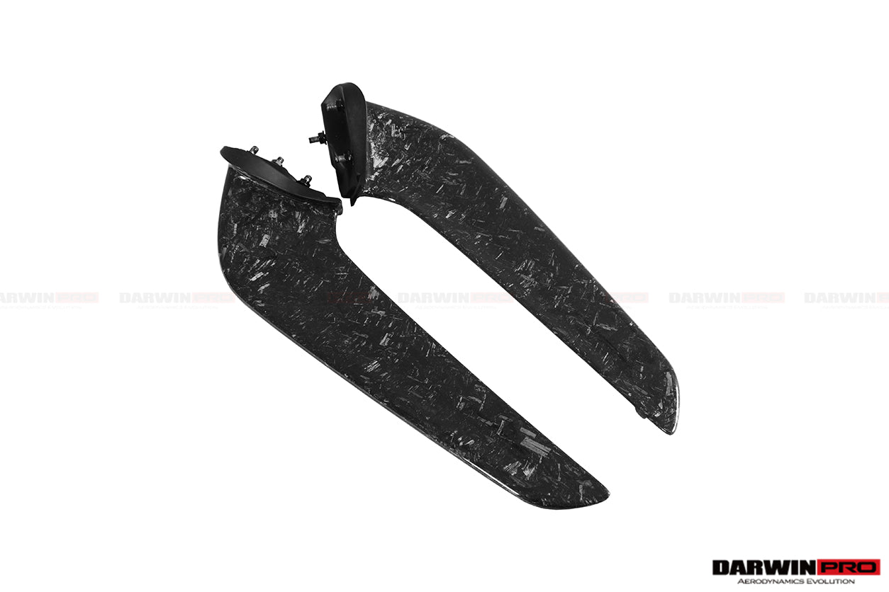 2010 - 2015 Ferrari 458 Coupe/Spyder Carbon Fiber Front Canards