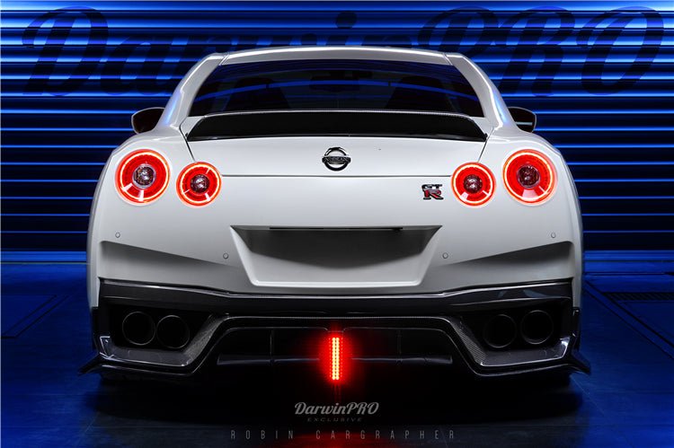 2017 - 2022 Nissan GTR R35 EBA BKSS Style Carbon Fiber Rear Diffuser