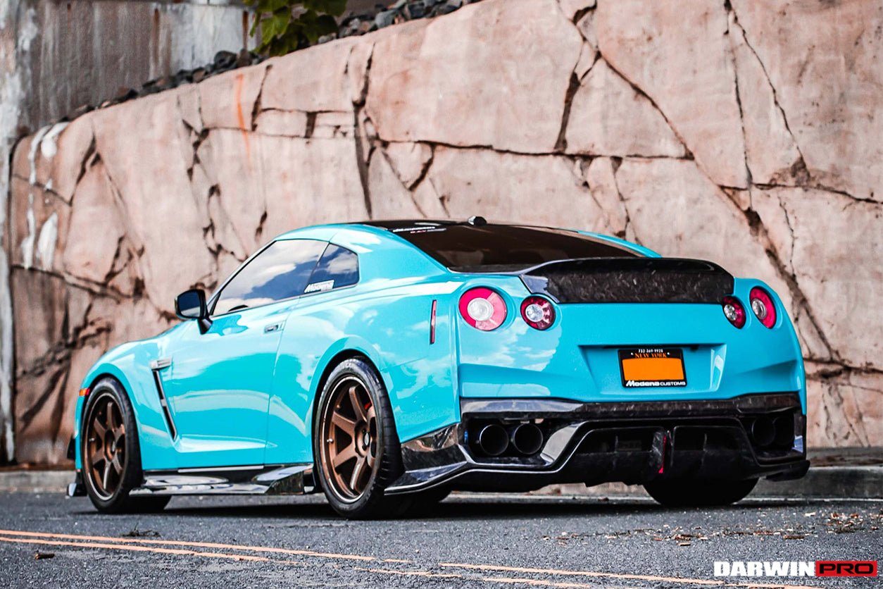 2008 - 2022 Nissan GTR R35 EBA BKSS Style Carbon Fiber Side Skirts