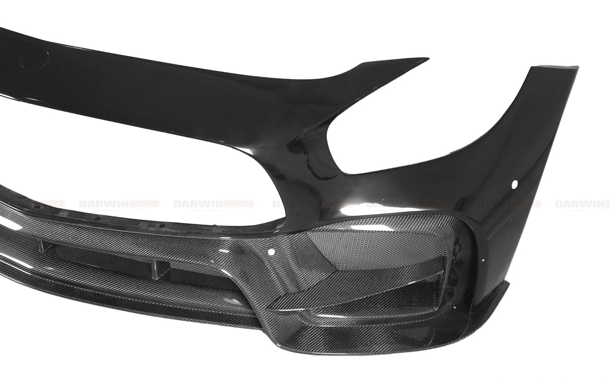 2017 - 2021 Mercedes Benz AMG GT GTS GTC IMP Performance Partial Carbon Fiber Front Bumper
