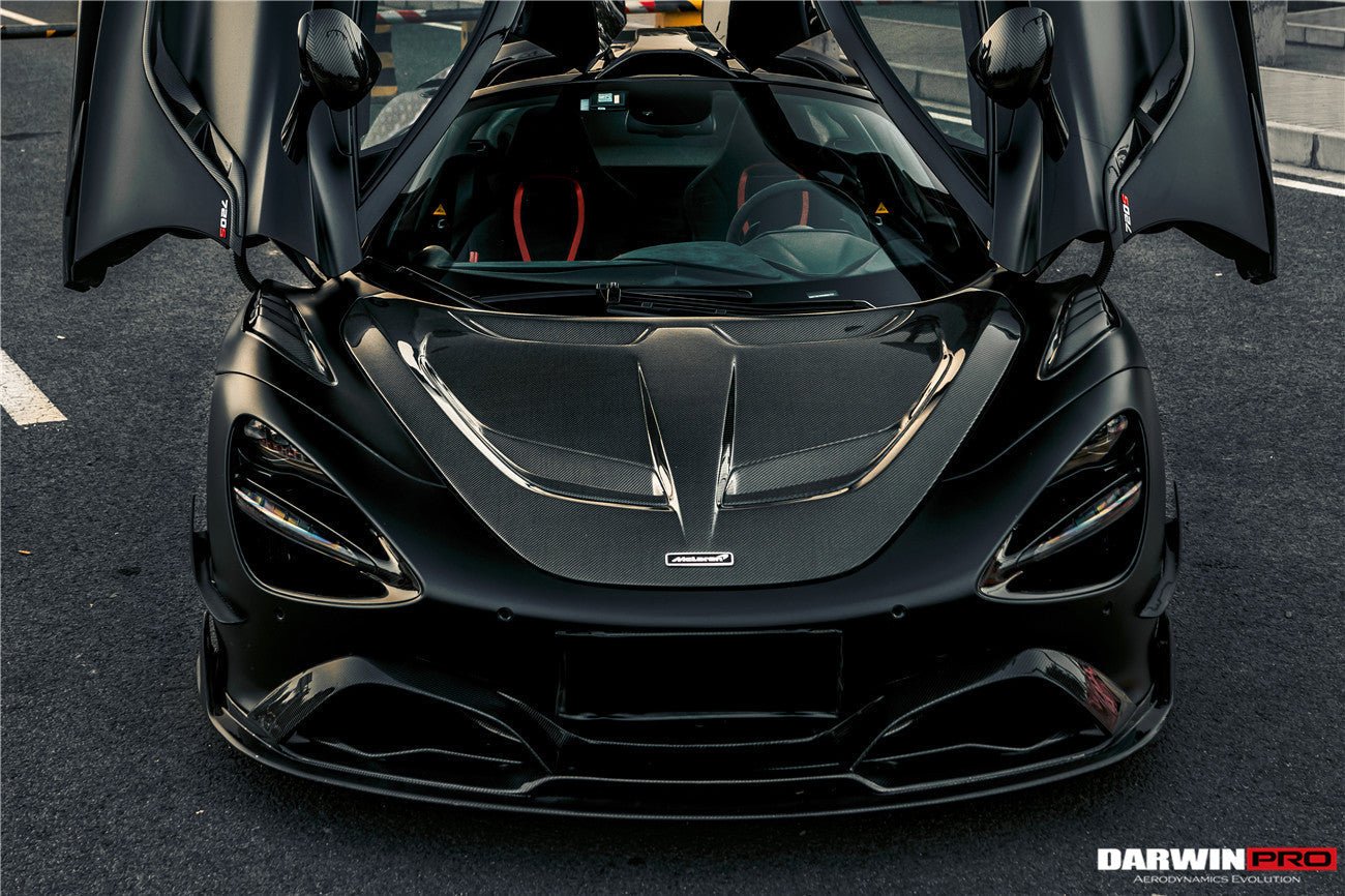 2017 - 2021 McLaren 720S Se²NWB Style Carbon Fiber Front Bumper Canards