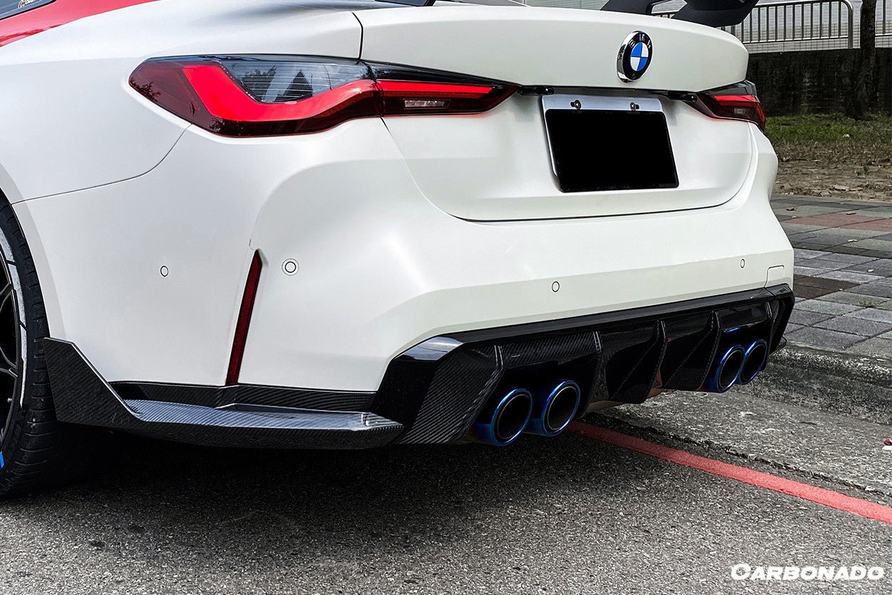 2021-2025 BMW M4 G82 G83 MP Style Carbon Fiber Rear Caps