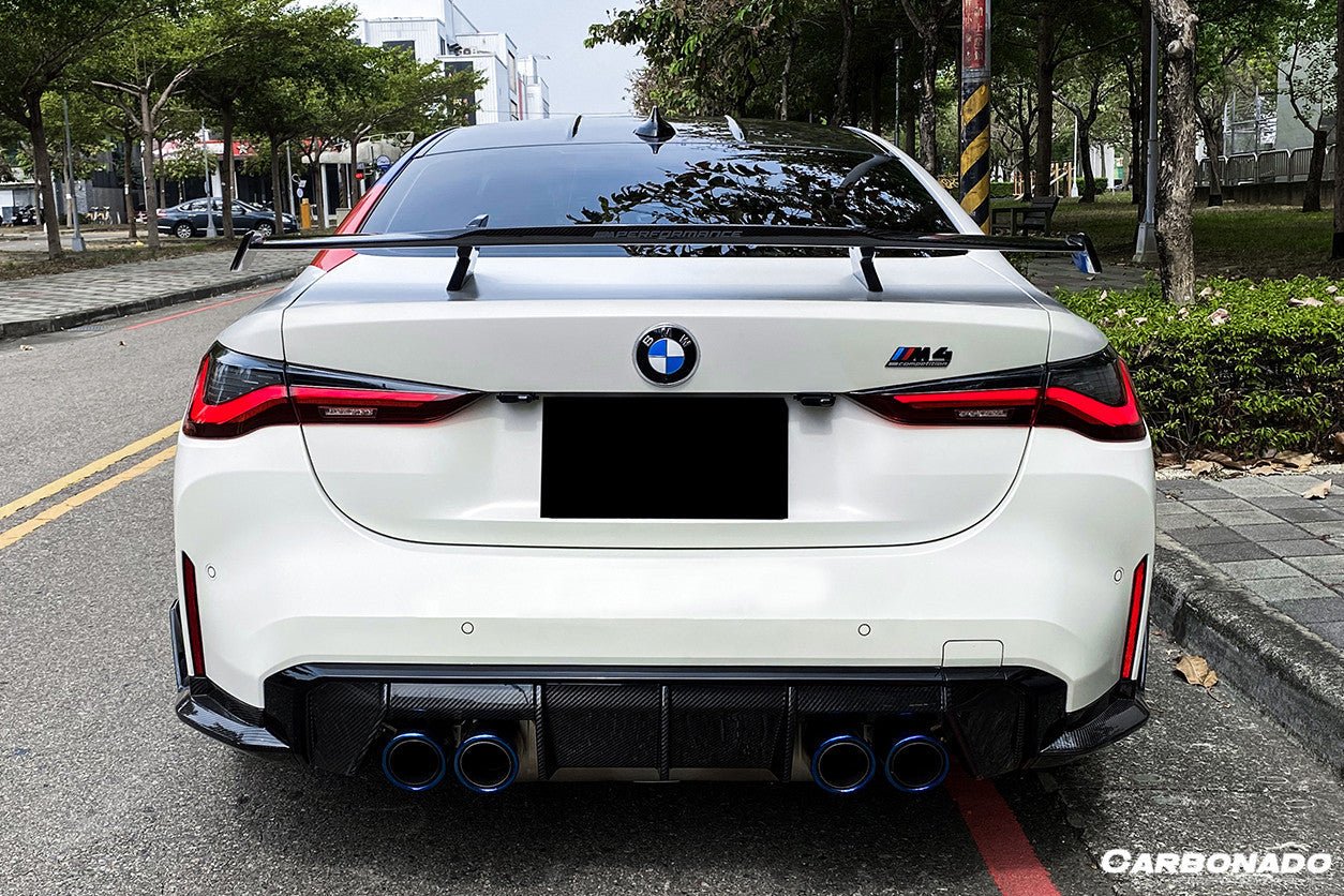 2021-2025 BMW M4 G82 G83 MP Style Carbon Fiber Rear Caps