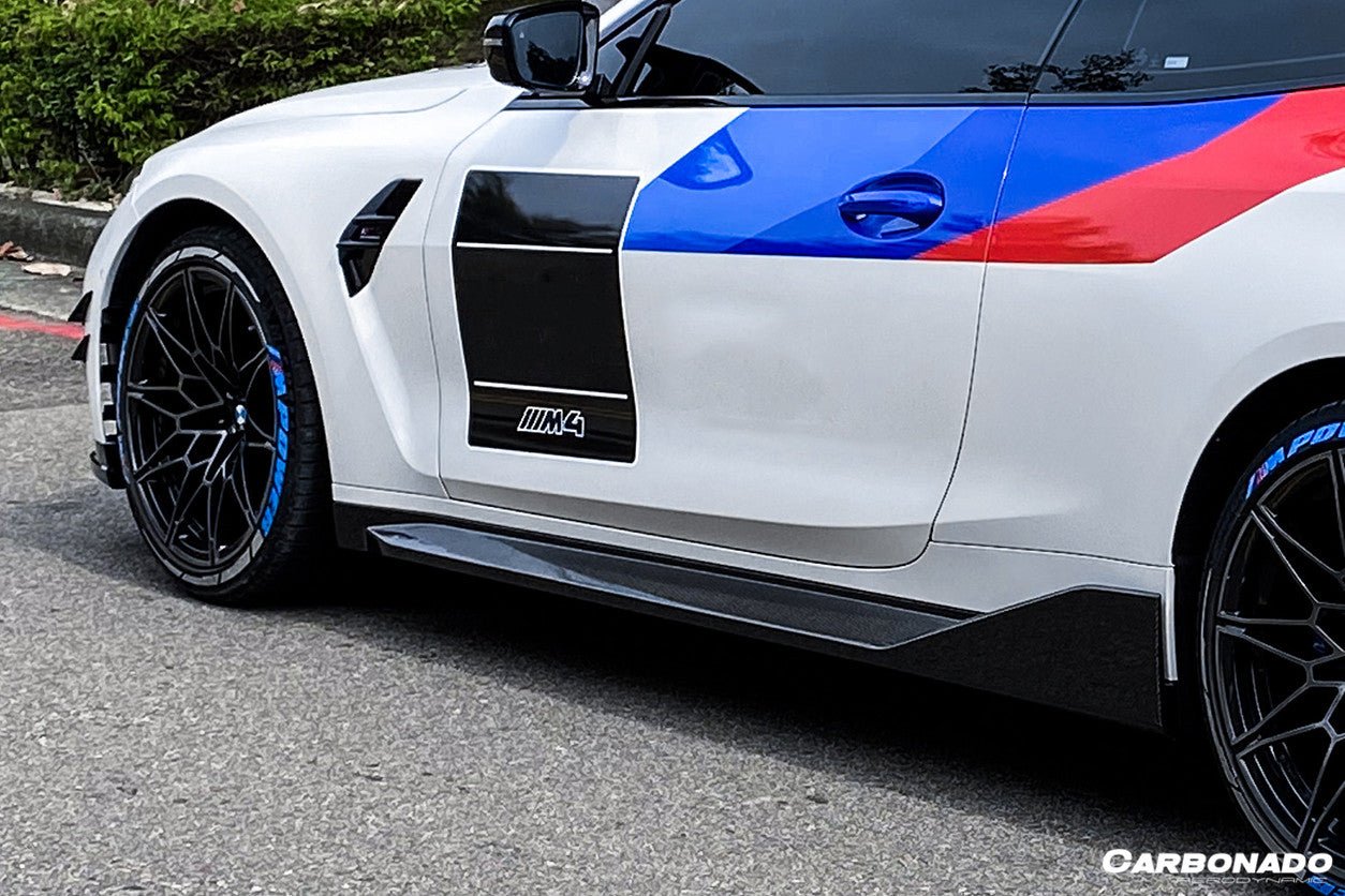 2021-2025 BMW M4 G82 G83 MP Style Carbon Fiber Side Skirts