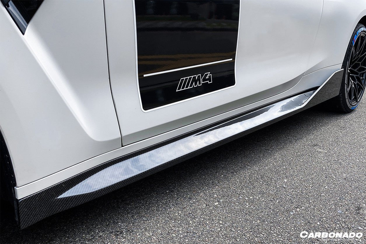 2021-2025 BMW M4 G82 G83 MP Style Carbon Fiber Side Skirts