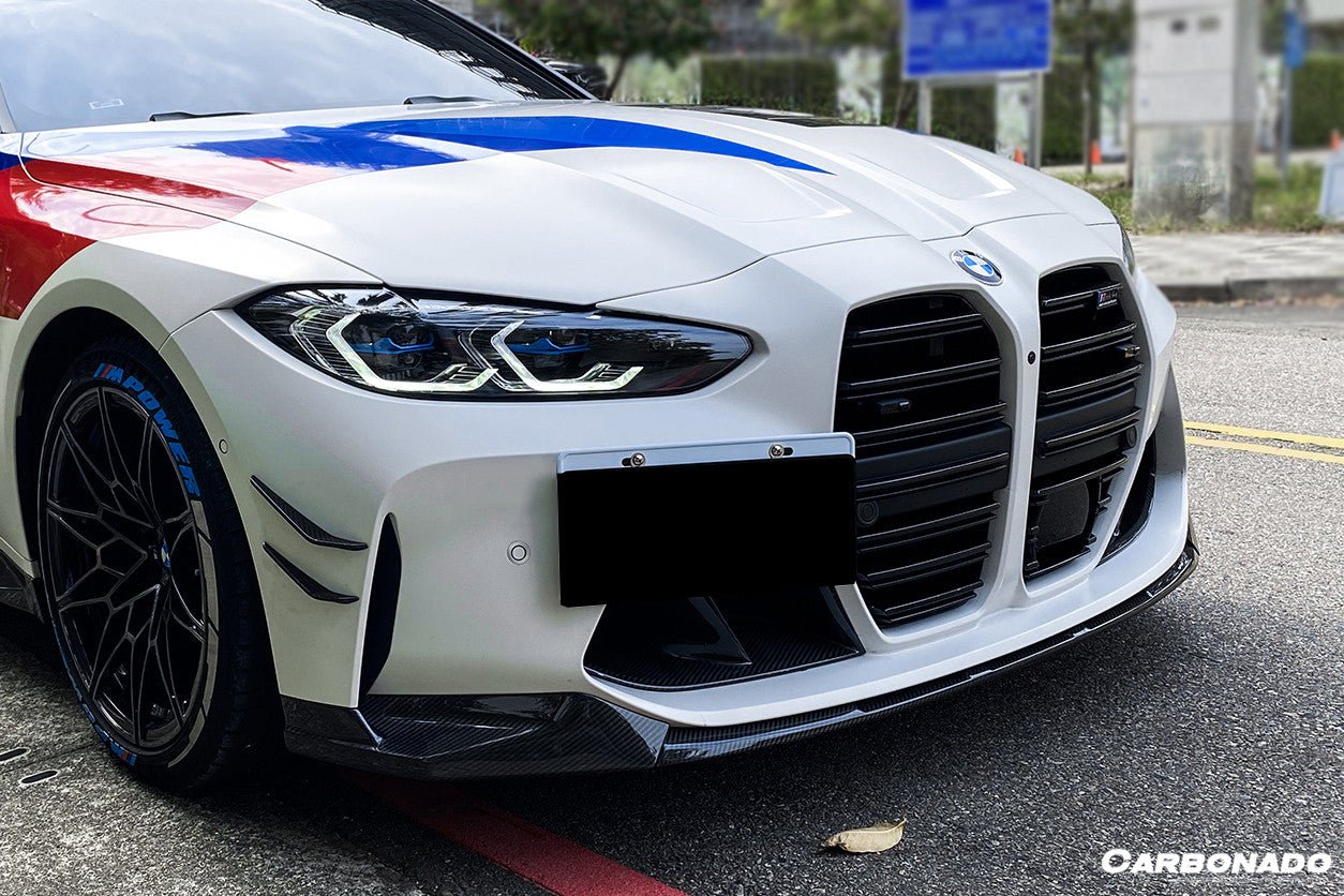 2021-2025 BMW M3 G80 M4 G82 G83 MP Style Carbon Fiber Front Canards