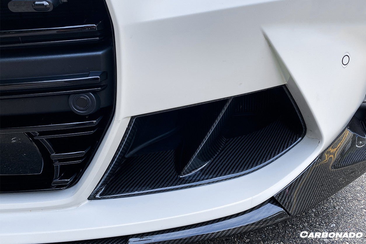 2021-2025 BMW M3 G80 M4 G82 G83 MP Style Carbon Fiber Front Bumper Air Vents