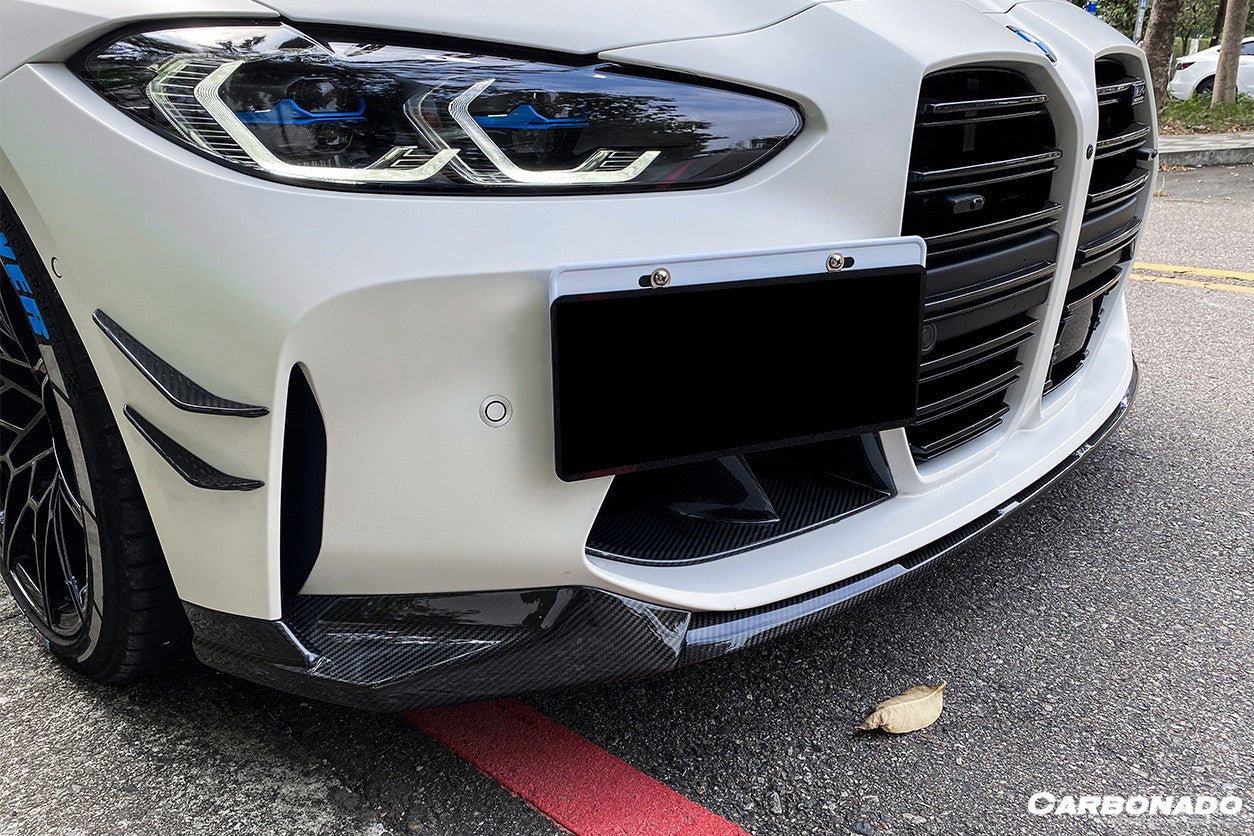 2021-2025 BMW M3 G80 M4 G82 G83 MP Style Carbon Fiber Front Canards