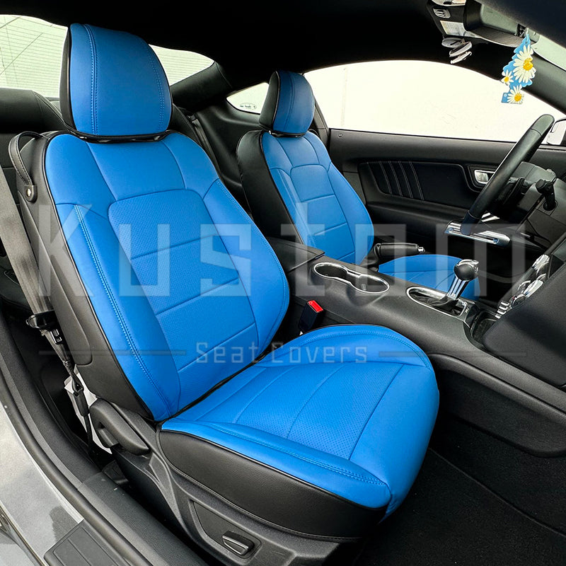 2015-23 Ford Mustang S550 Coupe Genuine Leather Seat Covers