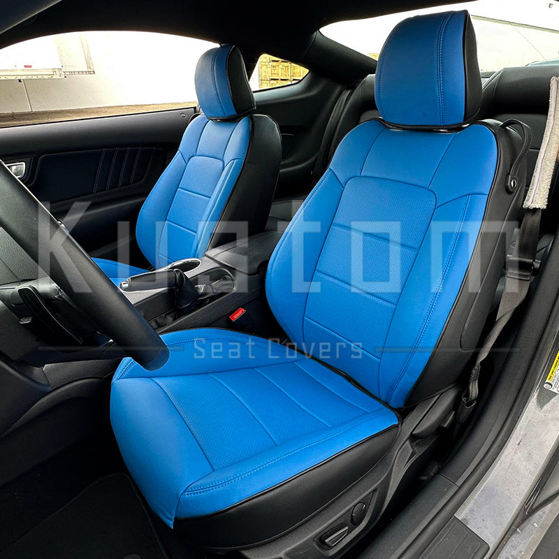 2015-23 Ford Mustang S550 Coupe Genuine Leather Seat Covers