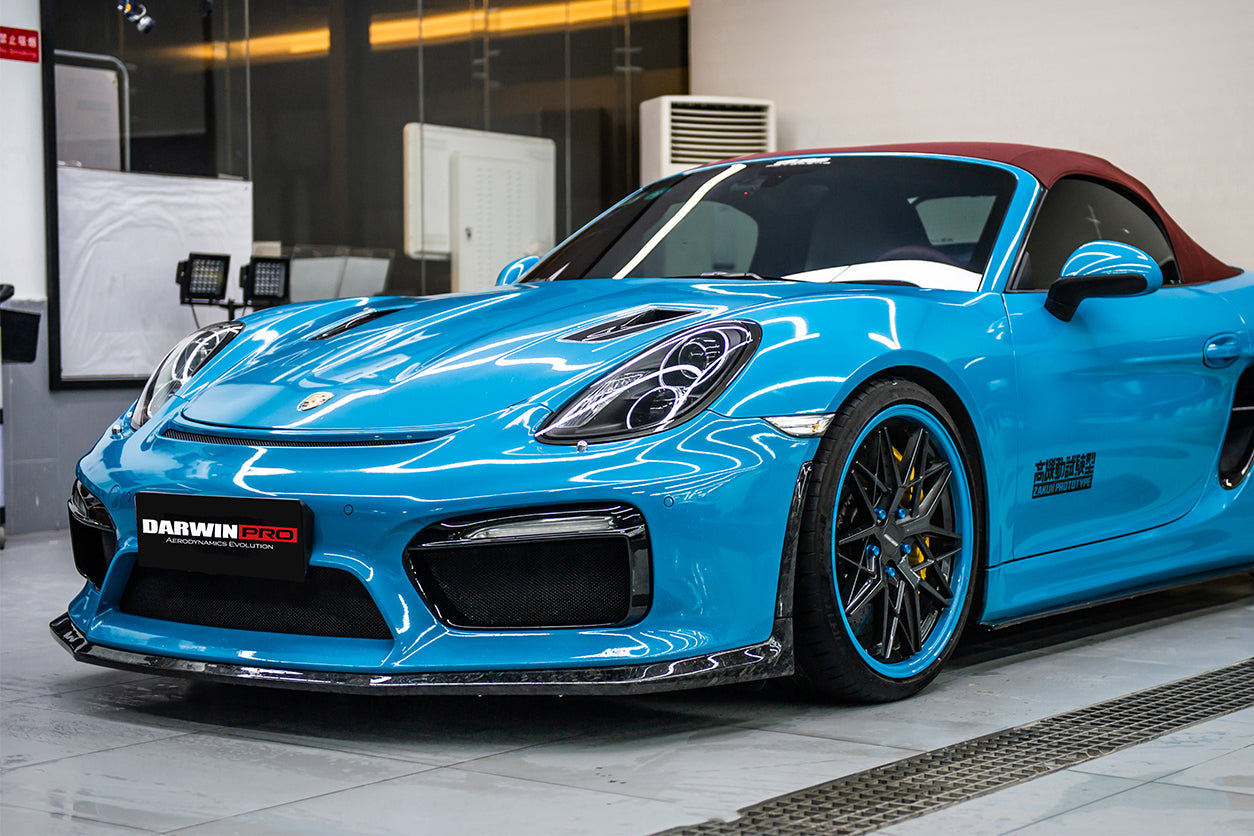 2012 - 2016 Porsche 981 Boxster & Cayman GT4 Style Front Bumper