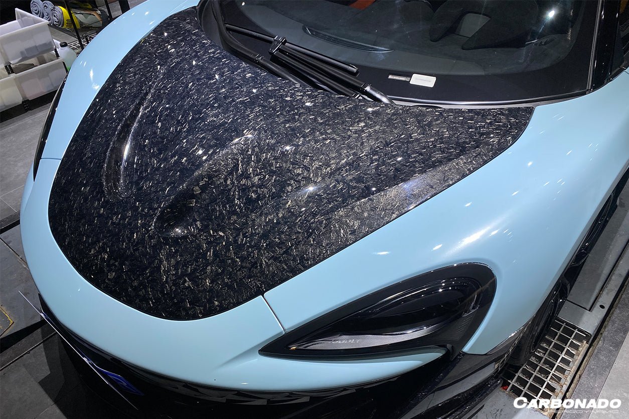 2018 - 2021 McLaren 600lt & 2015 - 2021 540C & 570s & 570gt P1 Style Carbon Fiber Hood