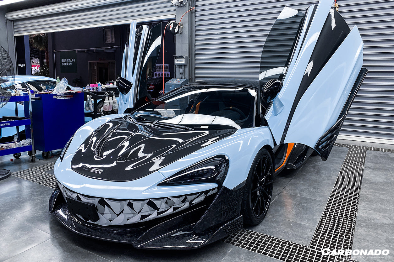 2018 - 2021 McLaren 600lt & 2015 - 2021 540c & 570s & 570gt P1 Style Carbon Fiber Hood