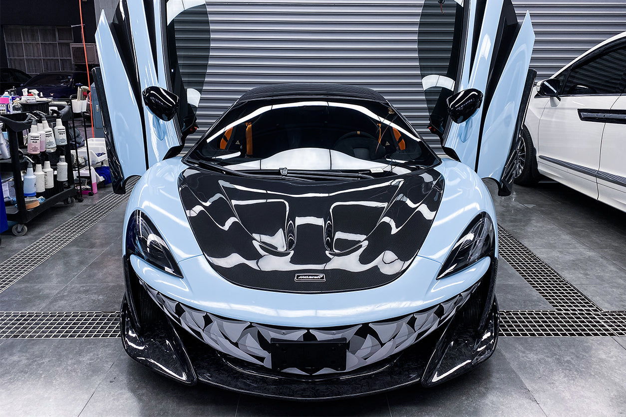 2018 - 2021 McLaren 600lt & 2015 - 2021 540c & 570s & 570gt P1 Style Carbon Fiber Hood