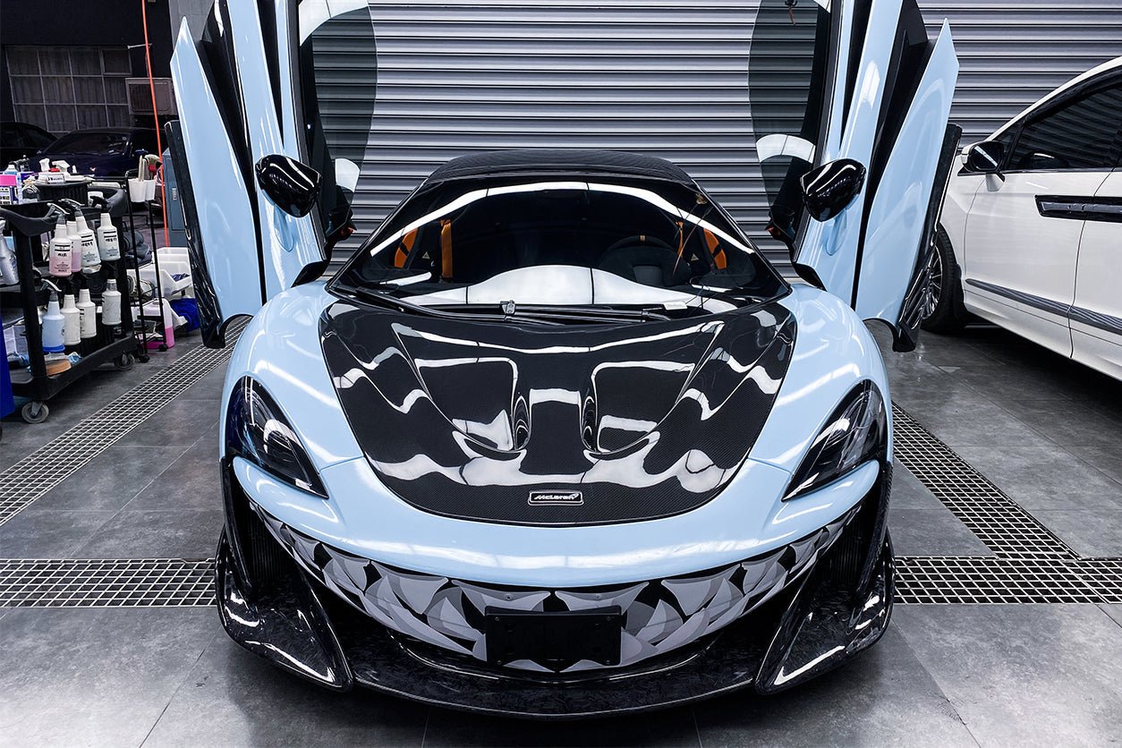 2018 - 2021 McLaren 600lt & 2015 - 2021 540C & 570s & 570gt P1 Style Carbon Fiber Hood