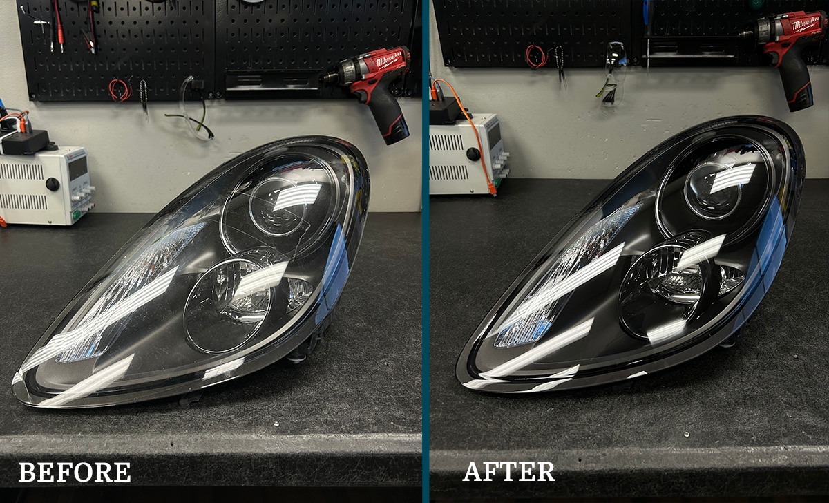 Porsche Headlight Lens Replacement Service