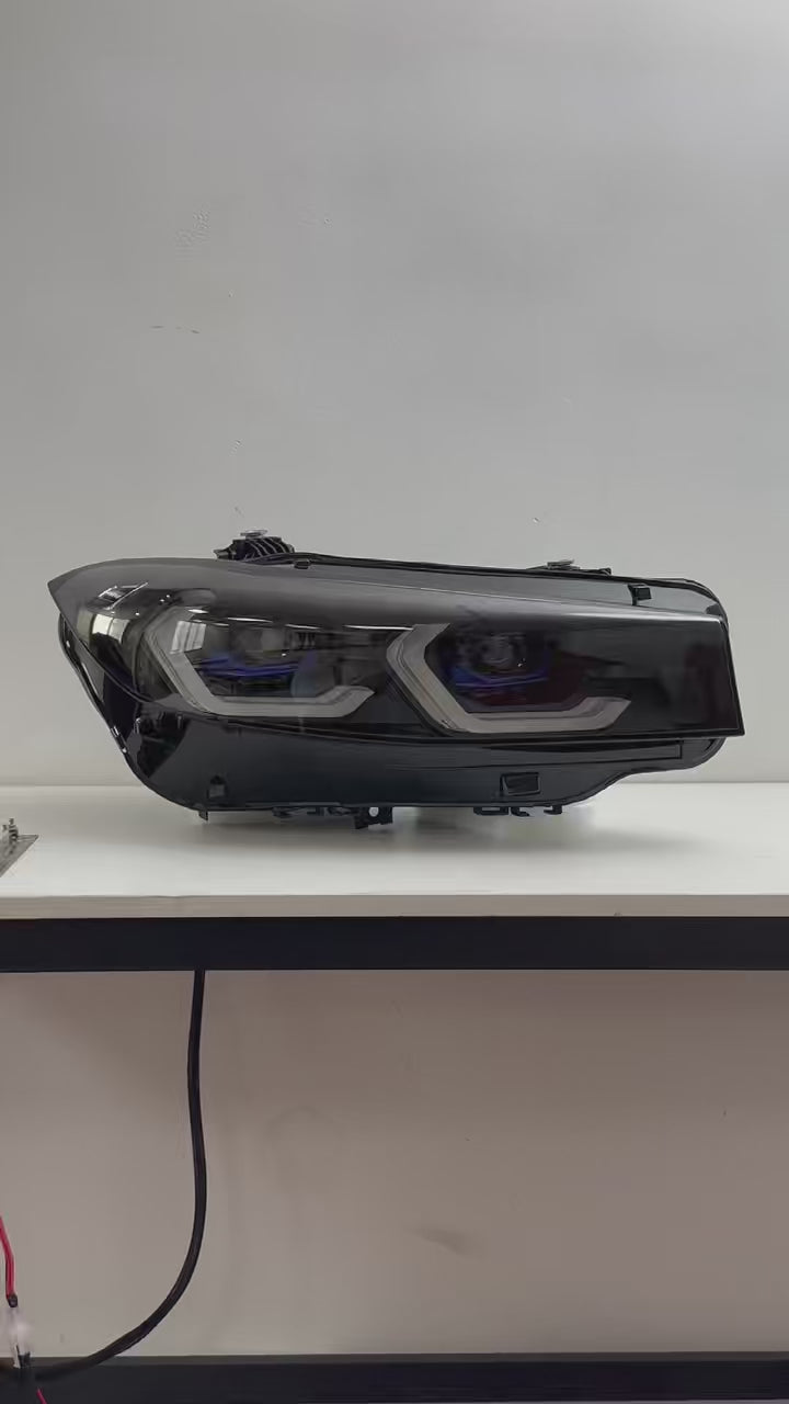 BMW LCI G20 Laser Style LED Headlights CSL Yellow/White 2023 - 2025