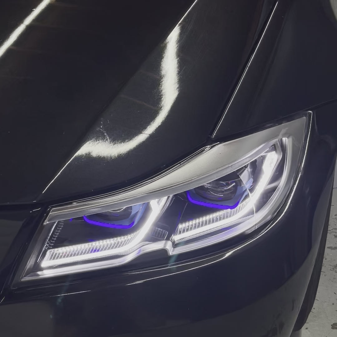 E90 3 Series Sedan Laser Style LED Headlights (2005 - 2012 Halogen & Xenon)