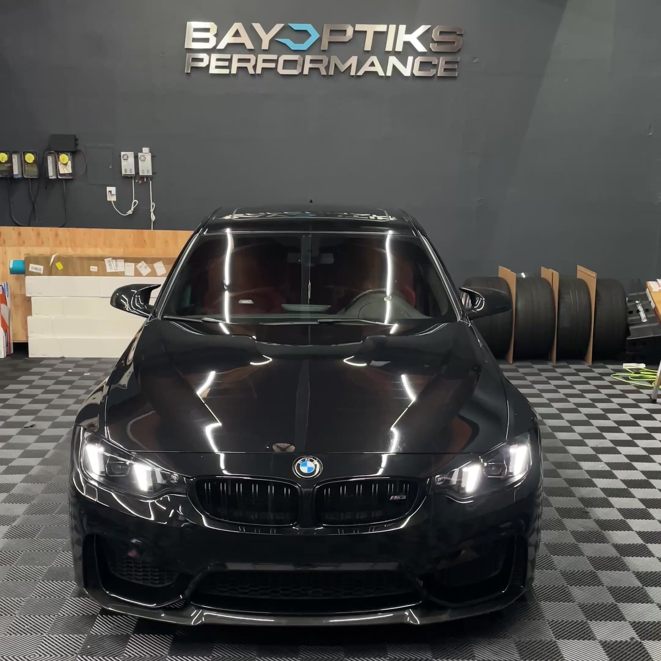 F8X F80 M3 F82 M4 & F32 Coupe Complete Snake Eyes Style LED Headlights CSL Yellow/White 2014 - 2020