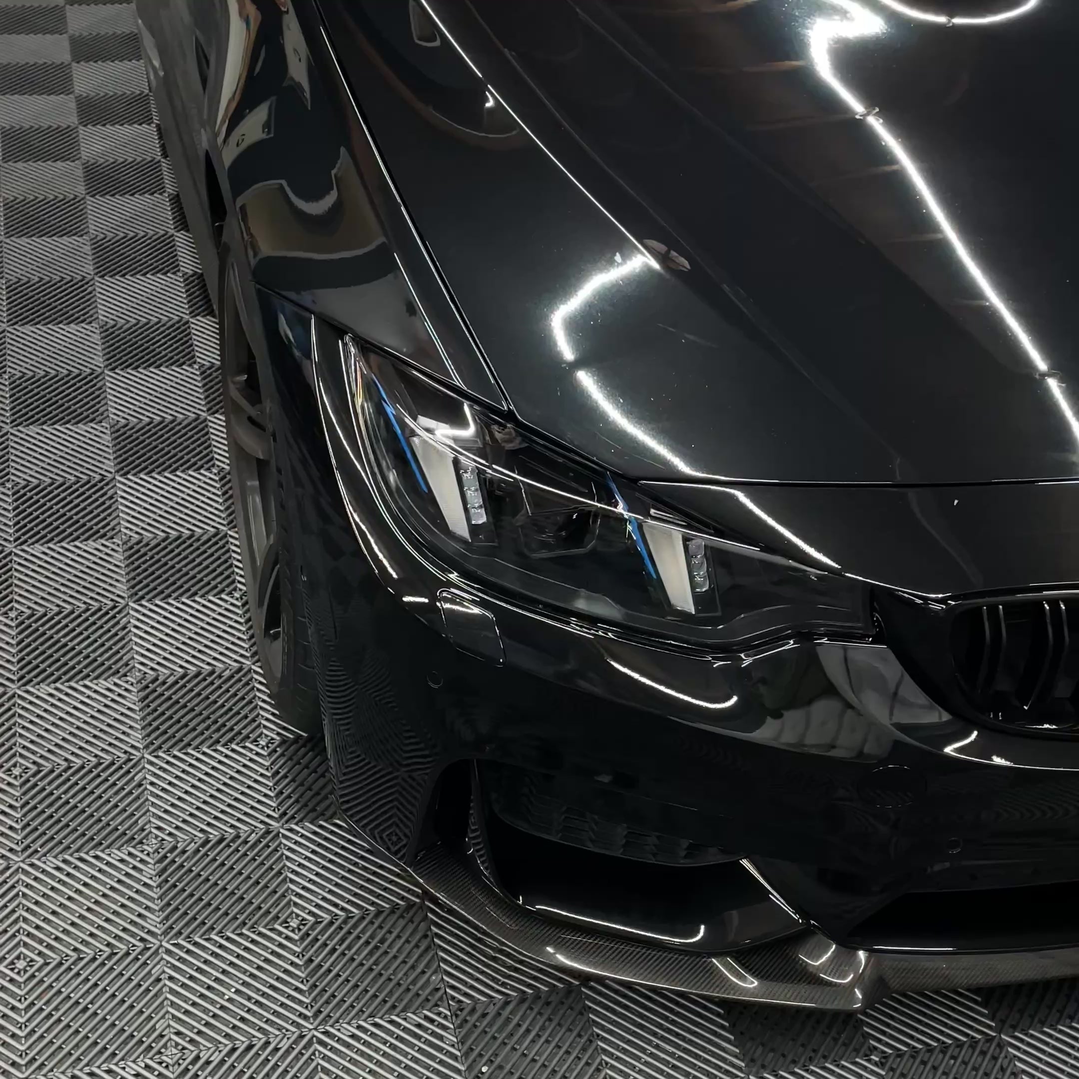 F8X F80 M3 F82 M4 & F32 Coupe Complete Snake Eyes Style LED Headlights CSL Yellow/White 2014 - 2020