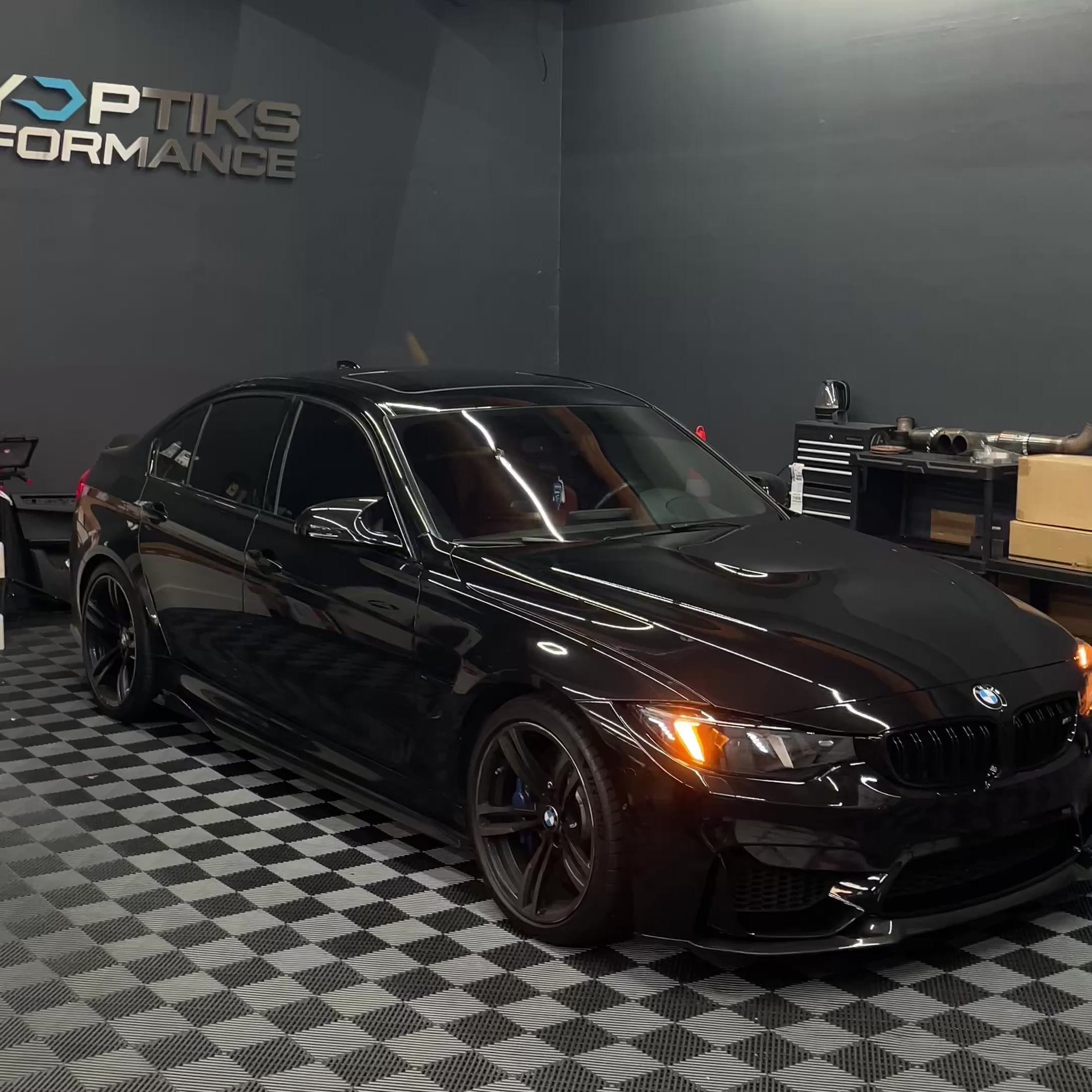 F8X F80 M3 F82 M4 & F32 Coupe Complete Snake Eyes Style LED Headlights CSL Yellow/White 2014 - 2020