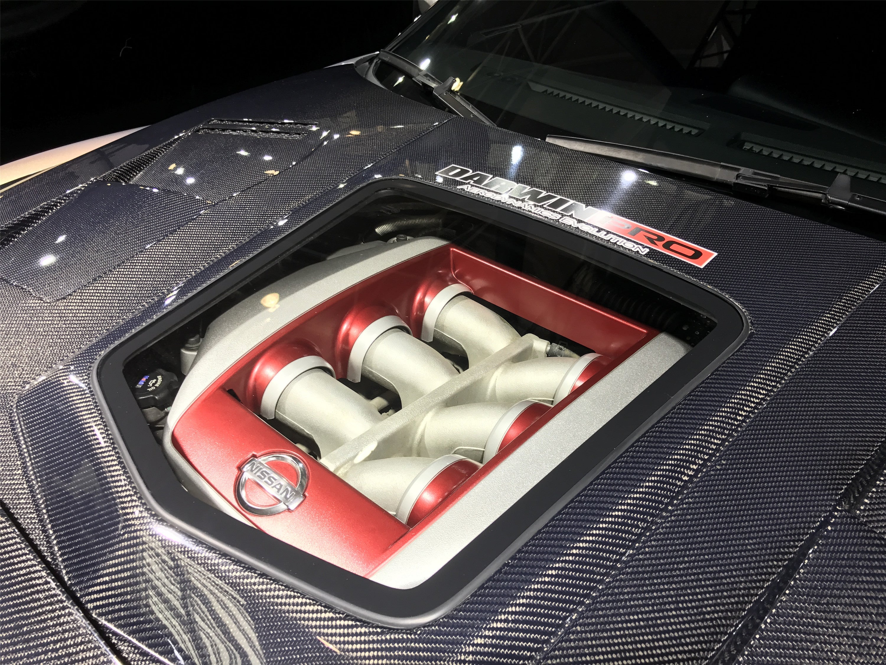 2008 - 2016 Nissan GTR R35 CBA/DBA IMP Performance Carbon Fiber Hood