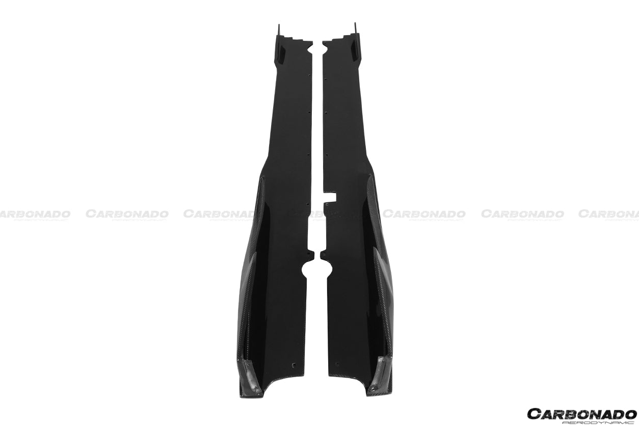 2015 - 2019 Lamborghini Huracan LP610&LP580 MD Style Carbon Fiber Side Skirts Under Board