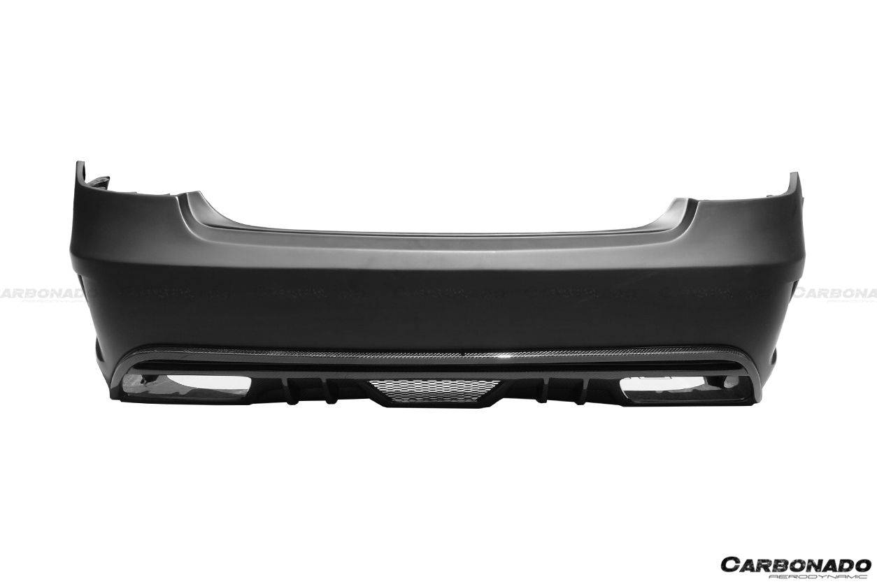 Mercedes-Benz E-Class W207 Coupe PD Style Rear Bumper with Exhaust Tips 2010-2016