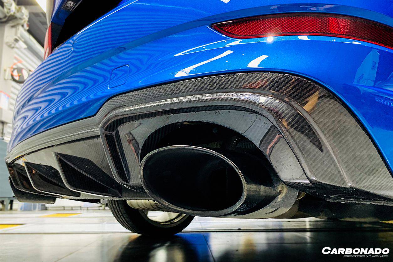 2019-2020 Audi RS3 Sedan OE Style Carbon Fiber Rear Lip - Carbonado