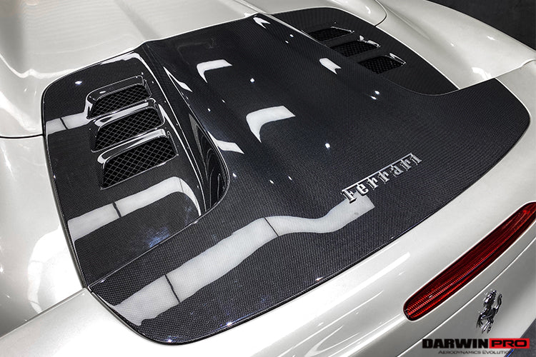 2011 - 2015 Ferrari 458 Spyder Carbon Fiber Engine Hood Replacement