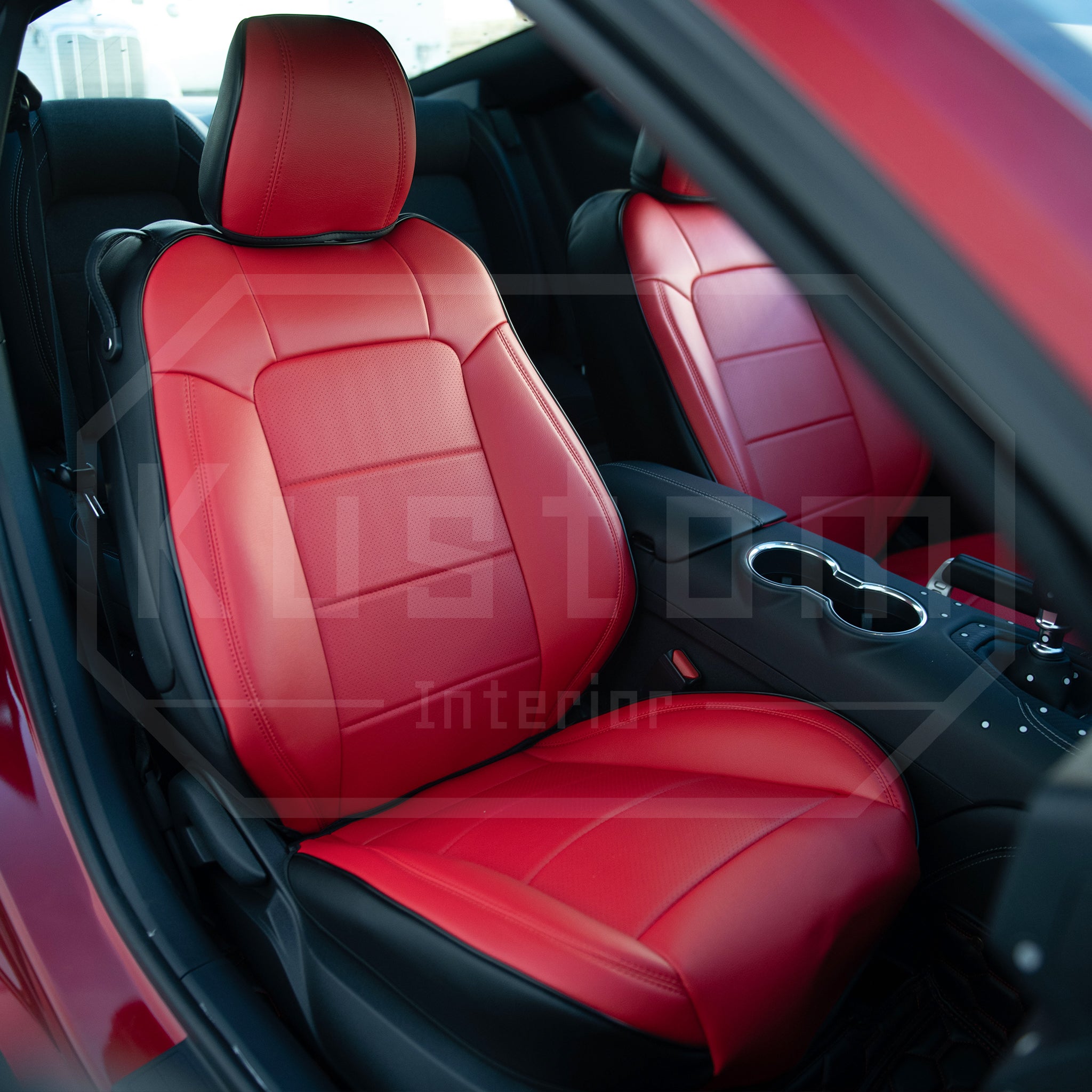 2015-23 Ford Mustang S550 Coupe Genuine Leather Seat Covers