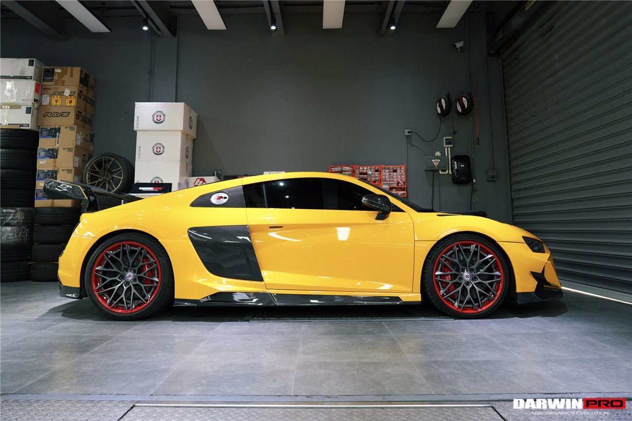 2016 - 2018 Audi R8 Coupe/Spyder iMPII Carbon Fiber Side Skirts Add on