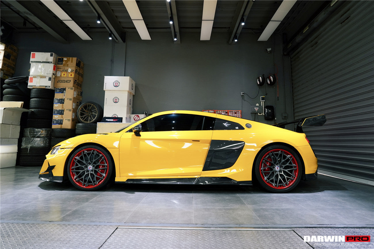 2016 - 2018 Audi R8 Coupe/Spyder iMPII Carbon Fiber Side Skirts Add on