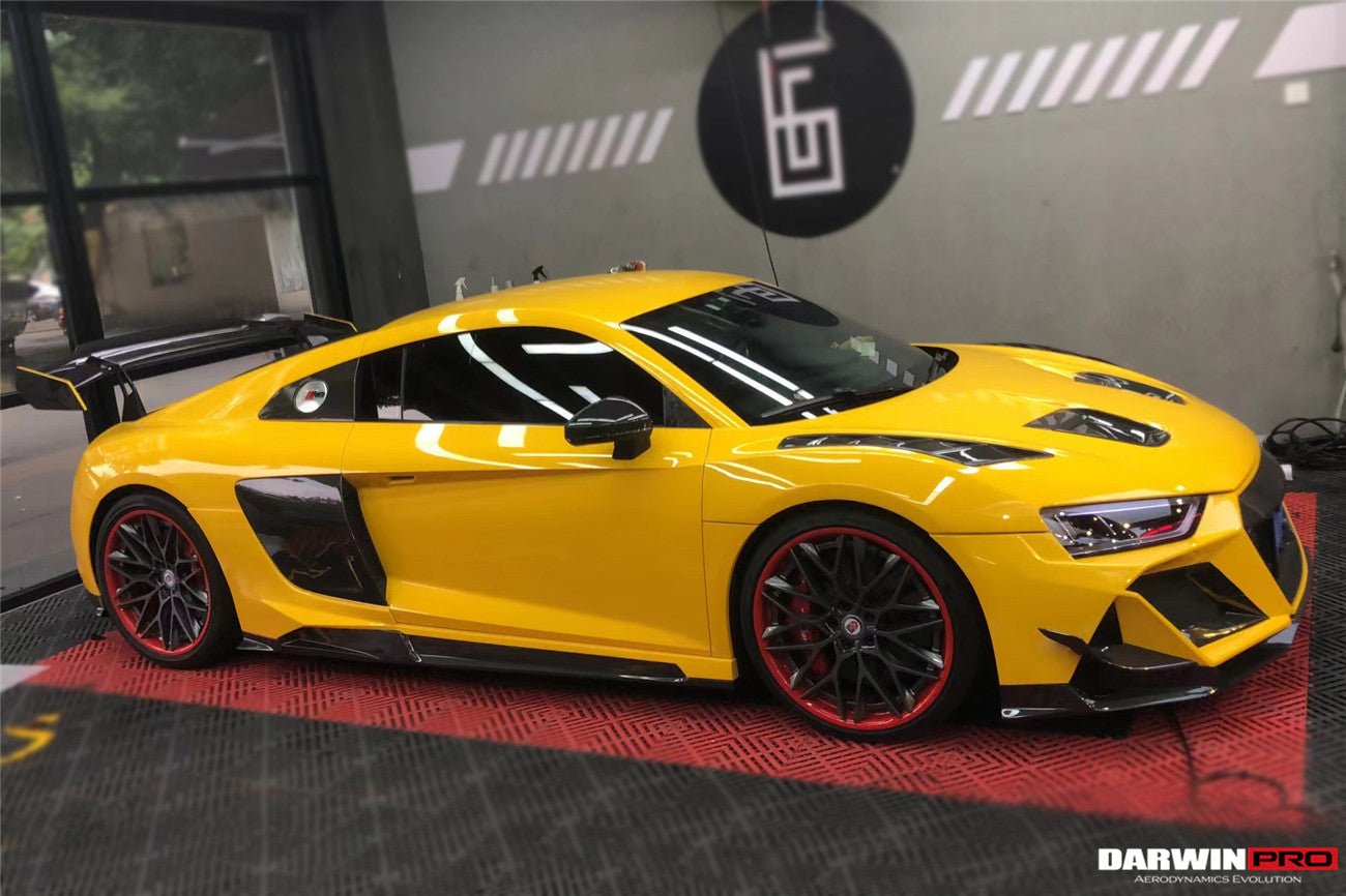 2016 - 2018 Audi R8 Coupe/Spyder iMPII Carbon Fiber Side Skirts Add on
