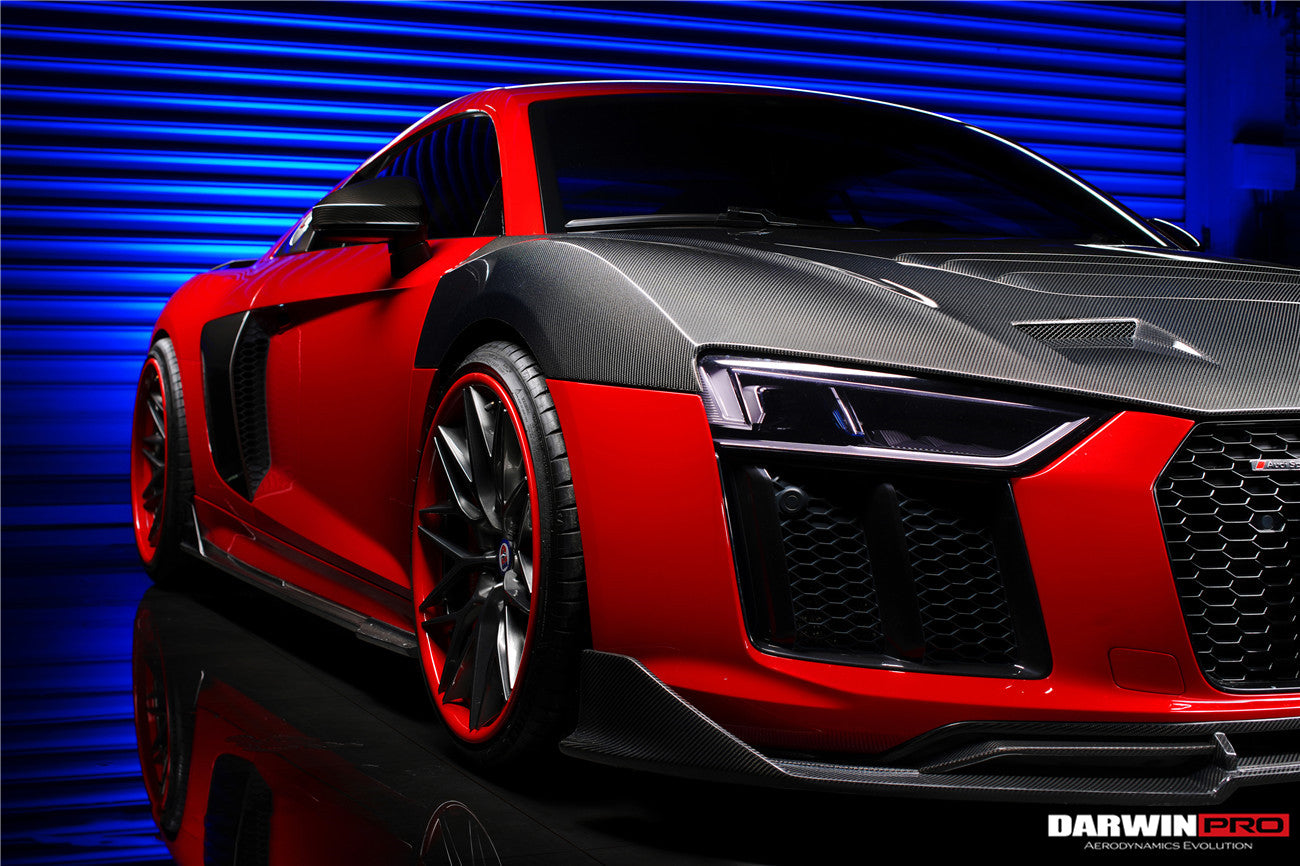 2016 - 2018 Audi R8 Coupe iMP Performance Carbon Fiber Side Skirts Under Board