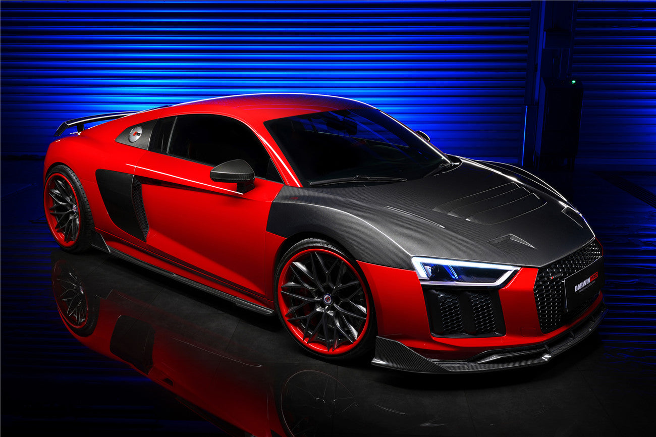 2016 - 2018 Audi R8 Coupe iMP Performance Carbon Fiber Side Skirts Under Board