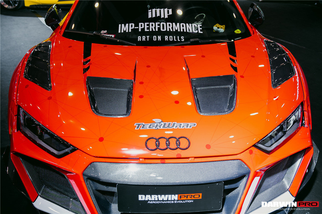 2016 - 2023 Audi R8 Coupe/Spyder IMPII Carbon Fiber Hood
